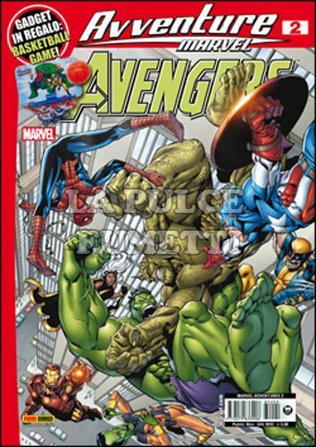 MARVEL ADVENTURES #     2 - AVVENTURE MARVEL: AVENGERS 2 + BASKETBALL GAME